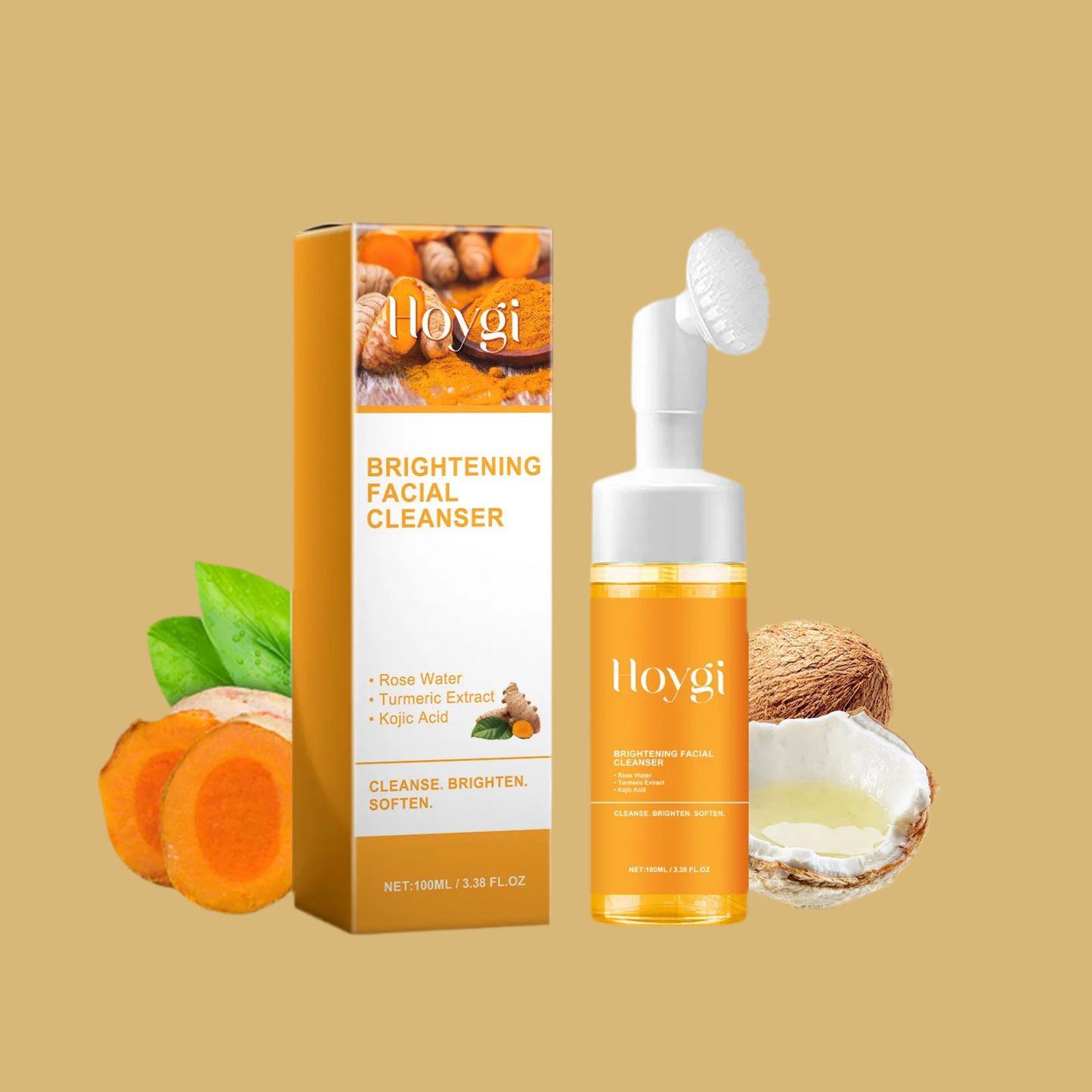 "Turmeric Cleanser – Soin Visage Anti-Imperfections & Éclat"