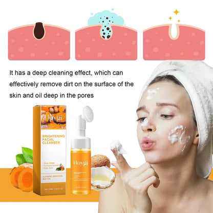 "Turmeric Cleanser – Soin Visage Anti-Imperfections & Éclat"